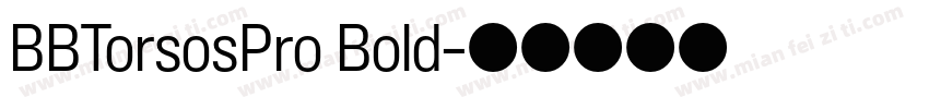 BBTorsosPro Bold字体转换
